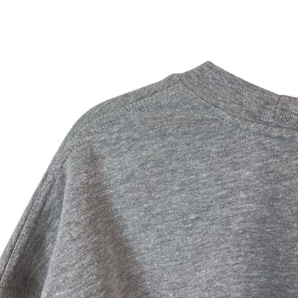 Stoney Clover Lane Homecoming Cotton Crew Neck Pullover Sweatshirt Gray Large - Picture 5 of 6